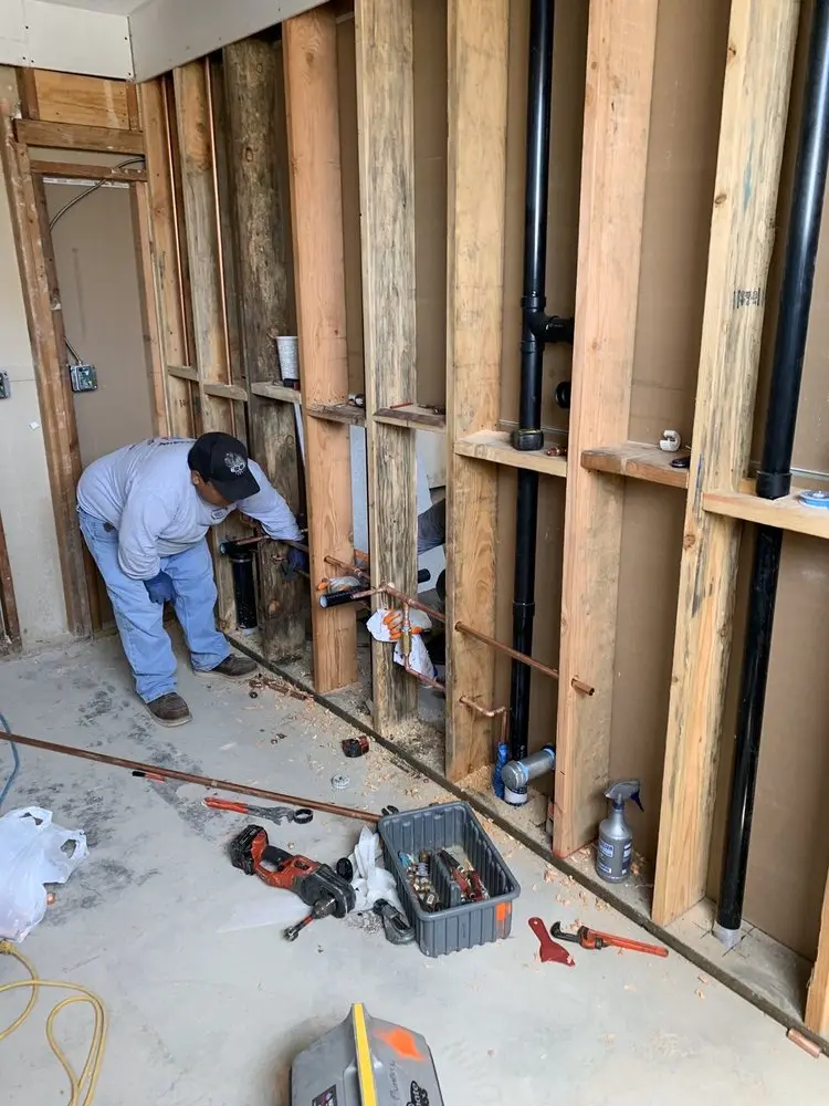 Commercial rough-in plumbing for Trenchless Sewer Repair in Rockford Riverview Estates